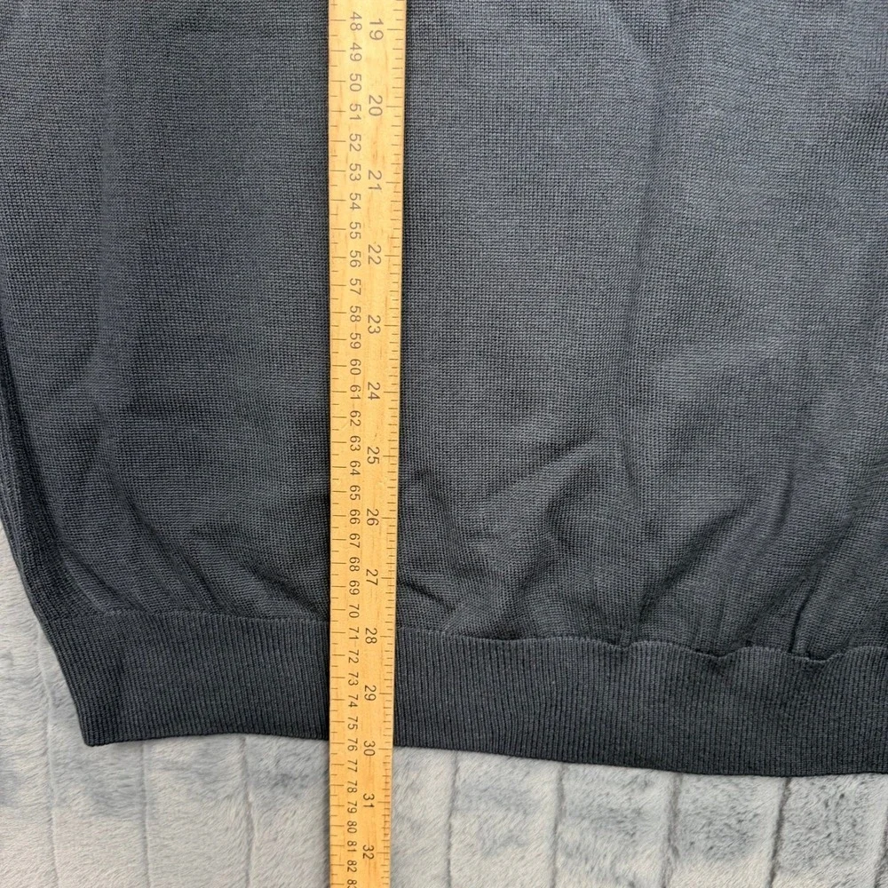 FootJoy Mens Drirelease Wool Blend Crewneck Golf Sweater Navy Blue XXL 29077